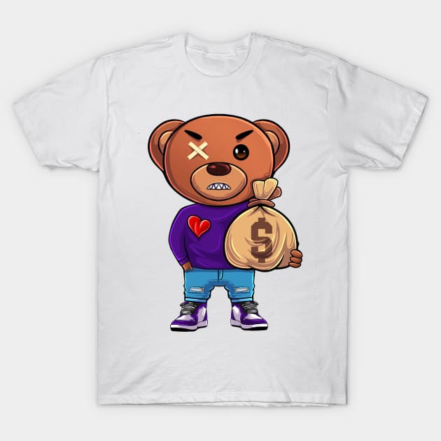 Teddy T-Shirt by Floridart